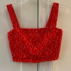 Forever 21 star crop top